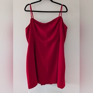 Abercrombie & Fitch Red Mini Dress XXL New